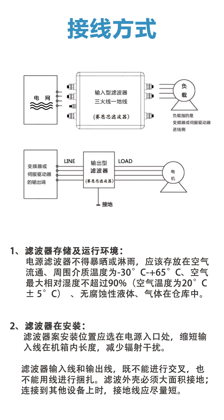 滤波器接线图